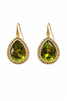 Earrings Woman in Silver Peridoto SW028